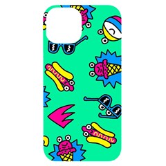 Pattern Adweek Summer Iphone 14 Black Uv Print Case by Ndabl3x