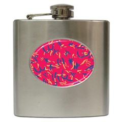 Pattern Booty Faces Hip Flask (6 Oz) by Ndabl3x