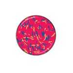 Pattern Booty Faces Hat Clip Ball Marker (4 pack) Front