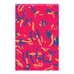 Pattern Booty Faces Shower Curtain 48  X 72  (small)  by Ndabl3x