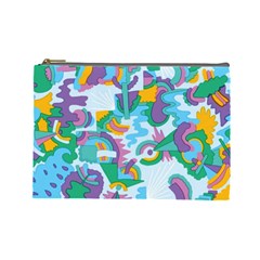 Pattern Hotdog Trap Cosmetic Bag (large)