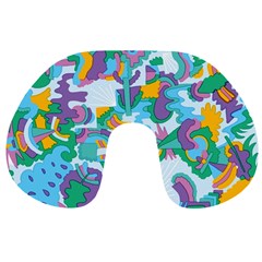 Pattern Hotdog Trap Travel Neck Pillow by Ndabl3x