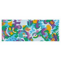 Pattern Hotdog Trap Banner And Sign 8  X 3  by Ndabl3x