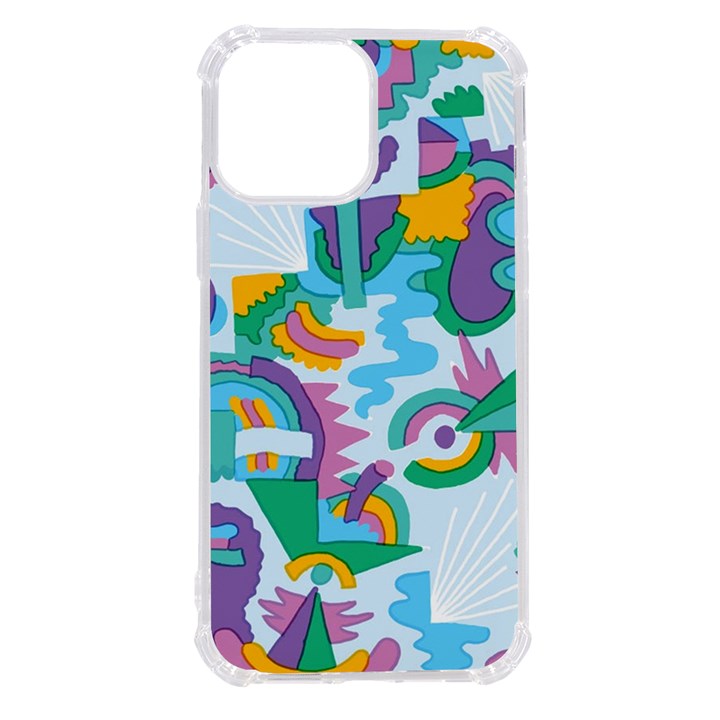 Pattern Hotdog Trap iPhone 13 Pro Max TPU UV Print Case