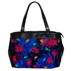 Patterns Rosebuds Oversize Office Handbag