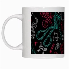 Abstract Pattern White Mug by Ndabl3x