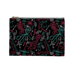 Abstract Pattern Cosmetic Bag (large)