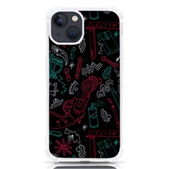 Abstract Pattern Iphone 13 Tpu Uv Print Case by Ndabl3x