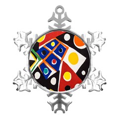 Pattern And Decoration Revisited At The East Side Galleries Jpeg Metal Small Snowflake Ornament