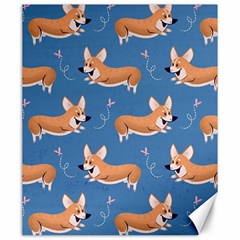 Corgi Patterns Canvas 20  X 24  by Ndabl3x