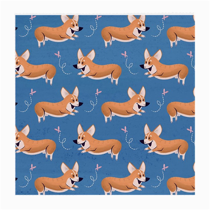 Corgi Patterns Medium Glasses Cloth (2 Sides)