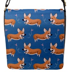 Corgi Patterns Flap Closure Messenger Bag (s) by Ndabl3x