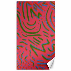 Pattern Saying Wavy Canvas 40  x 72 