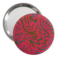 Pattern Saying Wavy 3  Handbag Mirrors