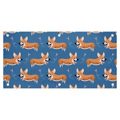 Corgi Patterns Banner And Sign 6  X 3  by Ndabl3x