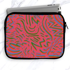 Pattern Saying Wavy Apple Ipad 2/3/4 Zipper Cases by Ndabl3x