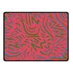 Pattern Saying Wavy Two Sides Fleece Blanket (Small) 45 x34  Blanket Front