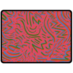 Pattern Saying Wavy Two Sides Fleece Blanket (large) by Ndabl3x