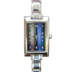 Vintage Collection Book Rectangle Italian Charm Watch by Sarkoni