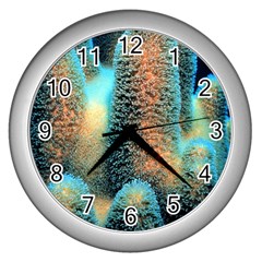 Photo Coral Great Scleractinia Wall Clock (silver) by Pakjumat