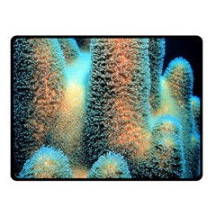 Photo Coral Great Scleractinia Two Sides Fleece Blanket (small) by Pakjumat