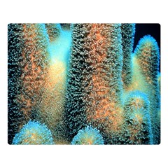 Photo Coral Great Scleractinia Two Sides Premium Plush Fleece Blanket (large) by Pakjumat