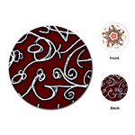 Ethnic Reminiscences Print Design Playing Cards Single Design (Round) Front