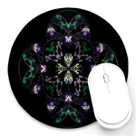 Fractal Fractal Art Texture Round Mousepad Front