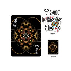 Fractal Stained Glass Ornate Playing Cards 54 Designs (mini) by Sarkoni