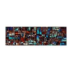 Stained Glass Mosaic Abstract Sticker Bumper (100 Pack) by Sarkoni