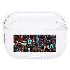 Stained Glass Mosaic Abstract Hard Pc Airpods Pro Case by Sarkoni