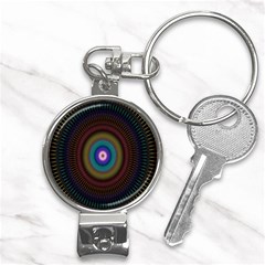 Artskop Kaleidoscope Pattern Nail Clippers Key Chain by Sarkoni