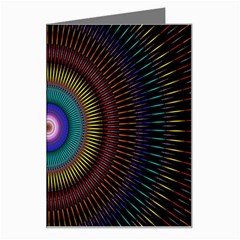 Artskop Kaleidoscope Pattern Greeting Card by Sarkoni