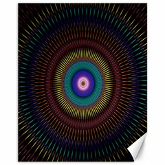 Artskop Kaleidoscope Pattern Canvas 11  X 14  by Sarkoni