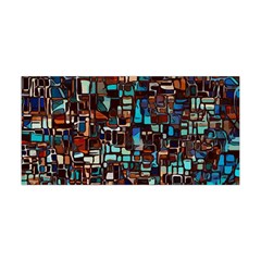 Stained Glass Mosaic Abstract Yoga Headband by Sarkoni