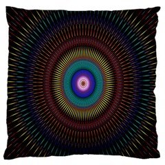 Artskop Kaleidoscope Pattern Large Cushion Case (one Side) by Sarkoni