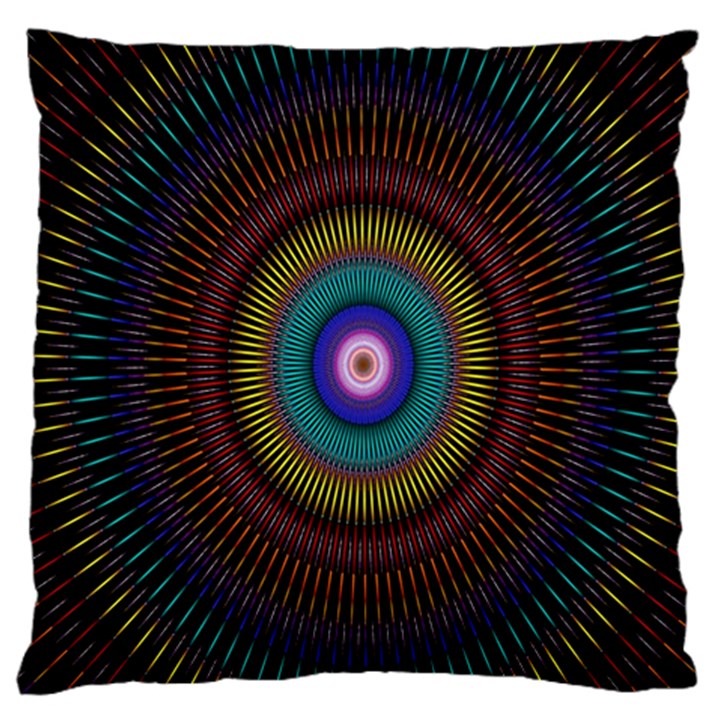 Artskop Kaleidoscope Pattern Large Cushion Case (One Side)