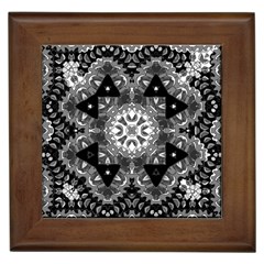 Mandala Calming Coloring Page Framed Tile