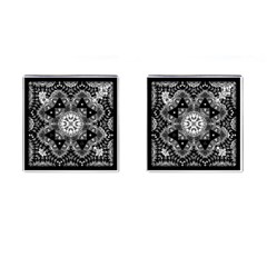 Mandala Calming Coloring Page Cufflinks (square) by Sarkoni