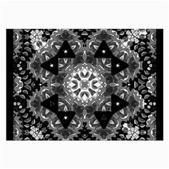 Mandala Calming Coloring Page Large Glasses Cloth