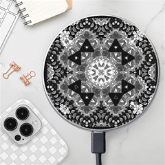 Mandala Calming Coloring Page Wireless Fast Charger(White)