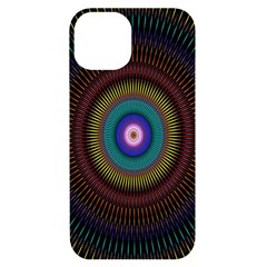 Artskop Kaleidoscope Pattern Iphone 14 Black Uv Print Case by Sarkoni