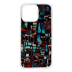 Stained Glass Mosaic Abstract Iphone 14 Pro Max Tpu Uv Print Case by Sarkoni