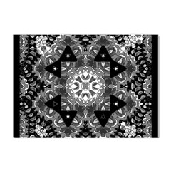 Mandala Calming Coloring Page Crystal Sticker (A4)