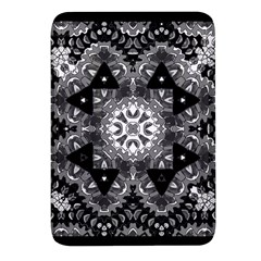 Mandala Calming Coloring Page Rectangular Glass Fridge Magnet (4 pack)