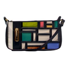 Door Stained Glass Stained Glass Shoulder Clutch Bag by Sarkoni