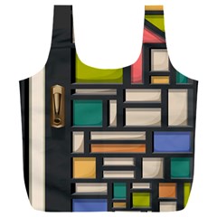 Door Stained Glass Stained Glass Full Print Recycle Bag (xxxl) by Sarkoni