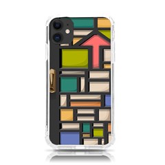 Door Stained Glass Stained Glass Iphone 11 Tpu Uv Print Case by Sarkoni