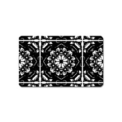 Kaleidoscope Mandala Art Magnet (name Card) by Sarkoni