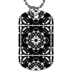 Kaleidoscope Mandala Art Dog Tag (two Sides) by Sarkoni